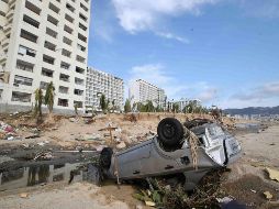 La fuerza con la que el huracán 