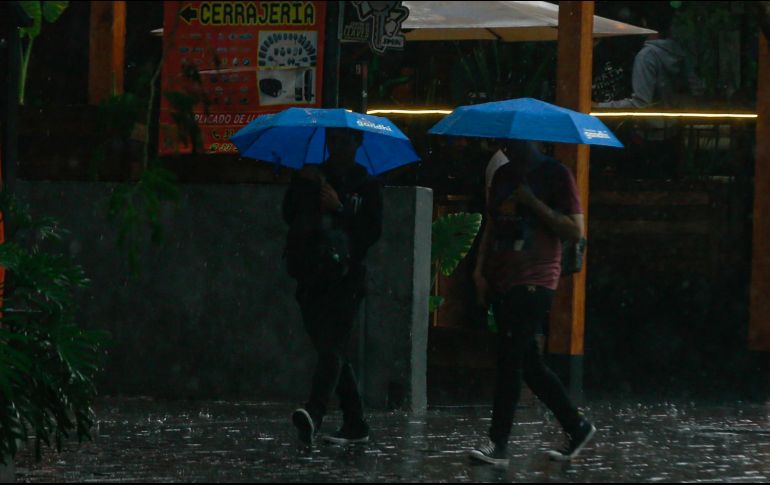 Esta es la probabilidad de que llueva en Jalisco en el día. EL INFORMADOR/ ARCHIVO