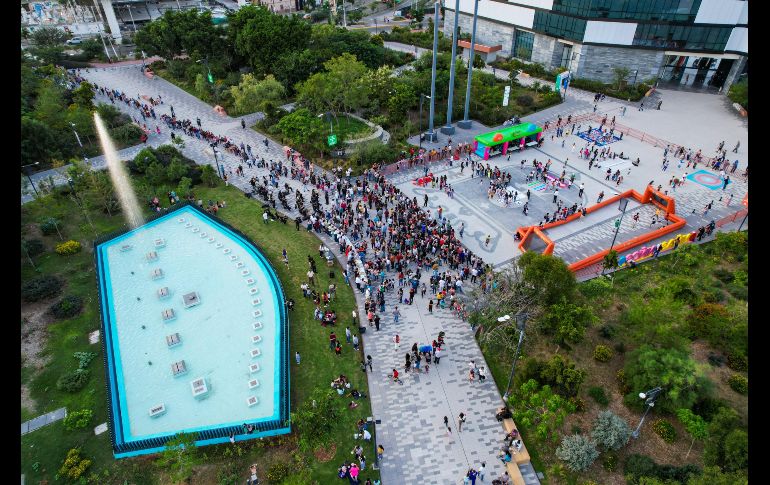 Festejo de segundo aniversario del Parque de las Niñas y Niños. EL INFORMADOR/ A. Navarro