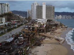 La gobernadora informó que ya se ha restablecido el 58% de la energía eléctrica en el puerto de Acapulco. SUN / D. PRADO