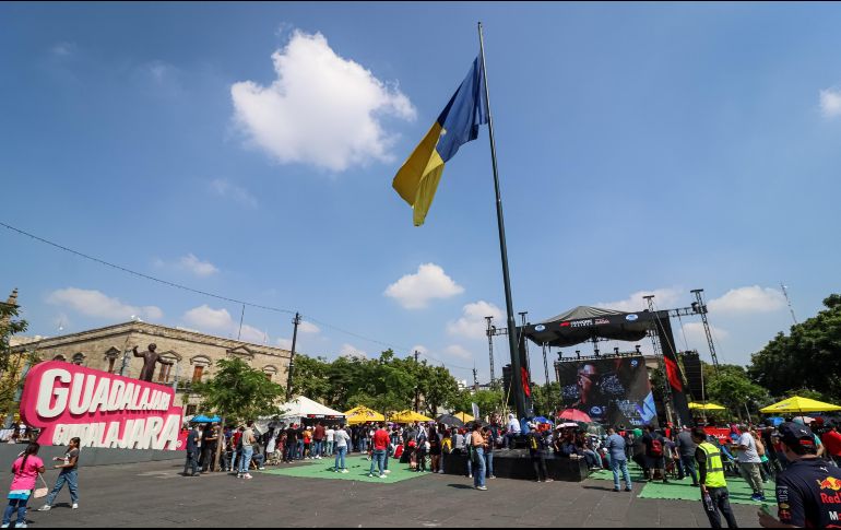 La Fan Zone de la Fórmula 1 espera más de 30 mil asistentes. EL INFORMADOR/ H. Figueroa