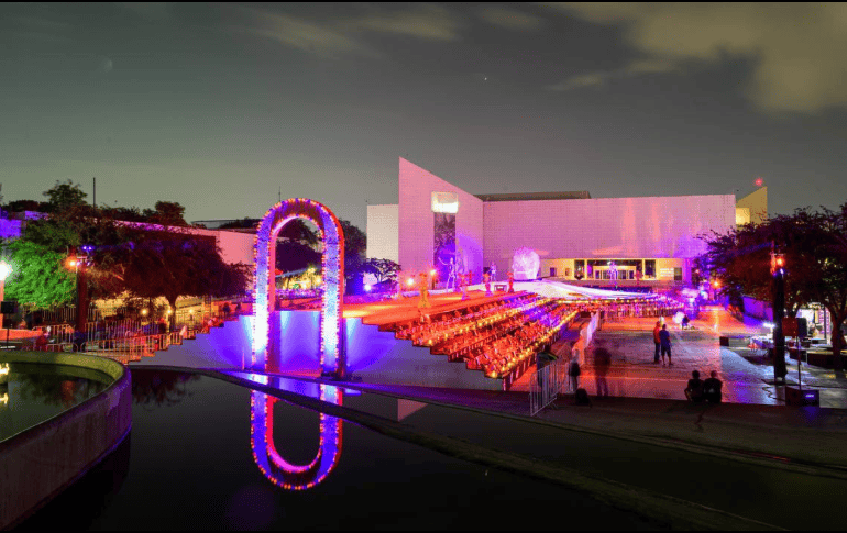 Como parte de las actividades del Día de Muertos, se ha creado el altar de muertos más grande del mundo, rompiendo oficialmente el Récord Guiness en Santa Lucía en Nuevo León. ESPECIAL/ Festival Internacional de Santa Lucía.