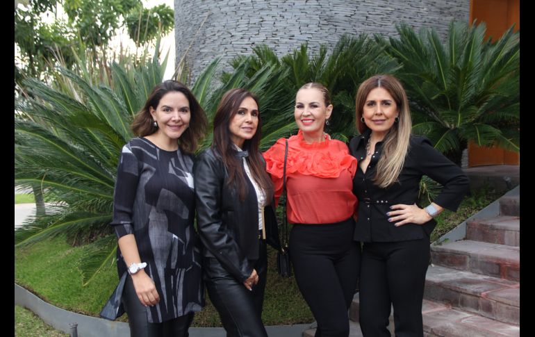 Valeria Bazante, Noemí Dávila, Marilú Orozco y Perla Castañeda. GENTE BIEN JALISCO/ Esmeralda Escamilla