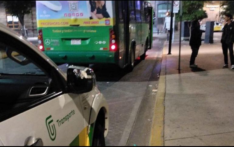 Además se registraron afectaciones a unidades de la ruta 622. CORTESÍA