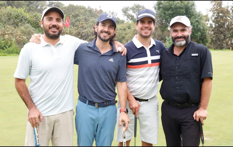 Luis Ramón Salcedo, Christopher Montes, Carlo Anaya y Rodrigo Organista. GENTE BIEN JALISCO/ Claudio Jimeno