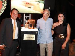 Alberto Partida, Rodo Padilla  y Leticia Partida. GENTE BIEN JALISCO/ Tony Martínez