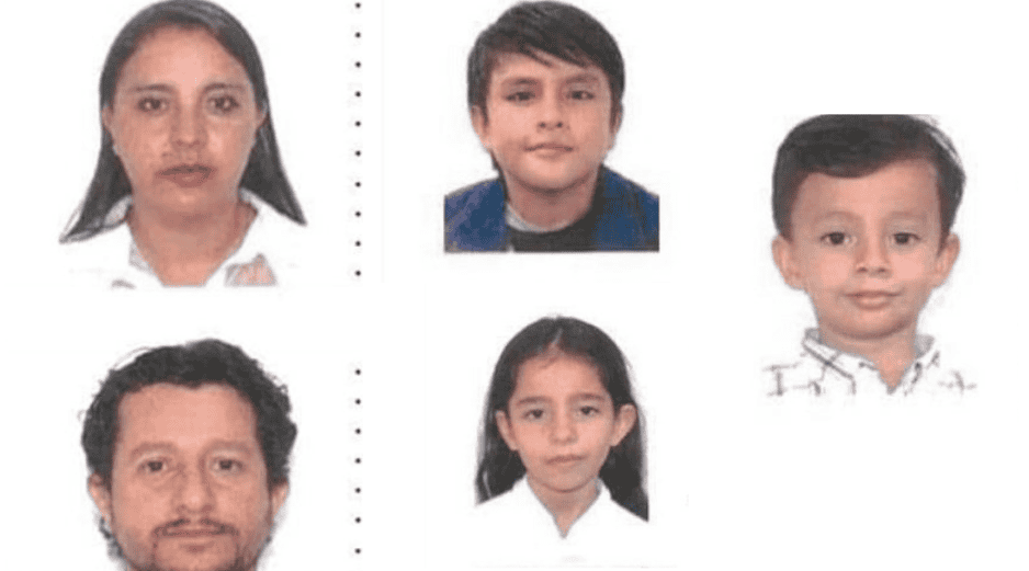 La Fiscalía zacatecana emitió las fichas de búsqueda de cada uno de los integrantes de esta familia. ESPECIAL/ FGJE.