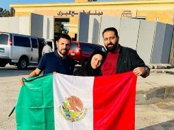 Michelle Ravel fue otra mexicana que salió de Gaza este miércoles. CORTESÍA / X / A. BÁRCENA