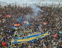 Continúa la discordia entre las aficiones de Boca Juniors y el Fluminense. EFE/ A. Lacerda.