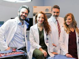 De izquierda a derecha: Kuno Becker, Marimar Vega, Ana Layevska y Mauricio Islas. CORTESÍA