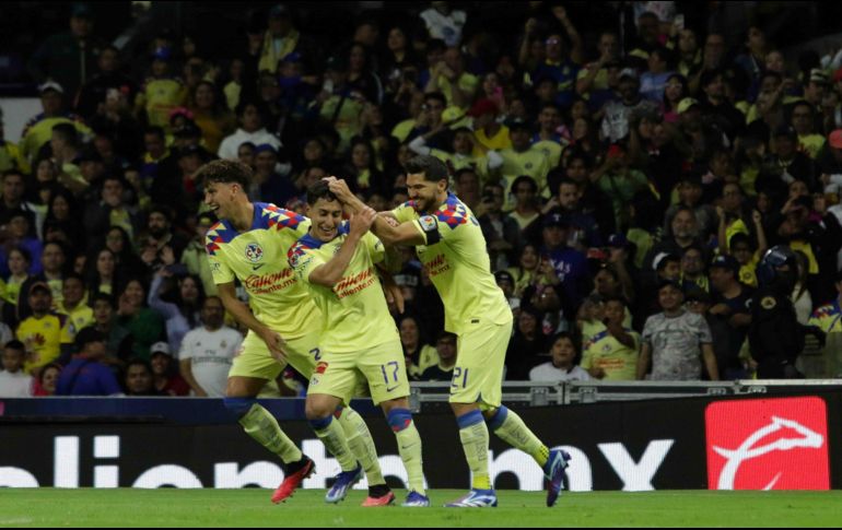 El América no pierde desde la Jornada 1 y acumula siete encuentros consecutivos llevándose la victoria. SUN/C. Mejía