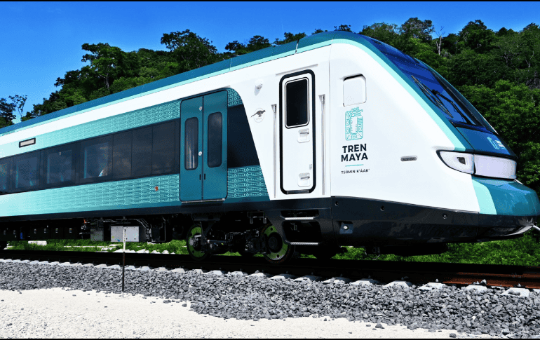 López Obrador adelantó que la inauguración del Tren Maya comenzará el próximo 15 de diciembre y será por partes. ESPECIAL/ Tren Maya.