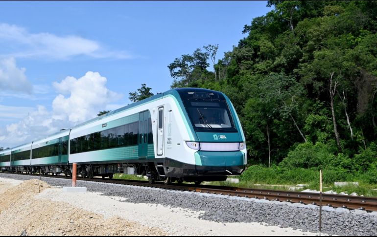 El Tren Maya recorrerá el sureste de México. TWITTER/@TrenMayaMX