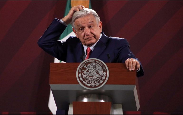 López Obrador expuso un spot que transmite su gobierno contra el consumo de drogas y pidió a los medios que transmitan los daños que causa el fentanilo. SUN / ARCHIVO