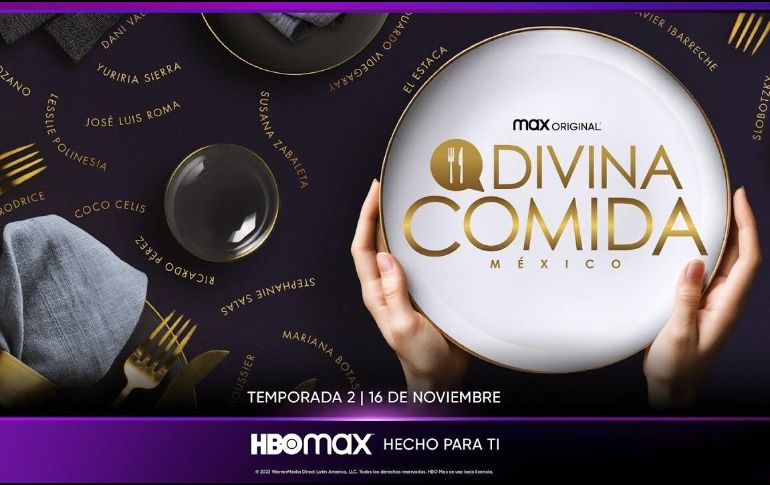 Está de regreso la serie “Divina Comida México” en la plataforma de streaming. ESPECIAL/ HBO Max