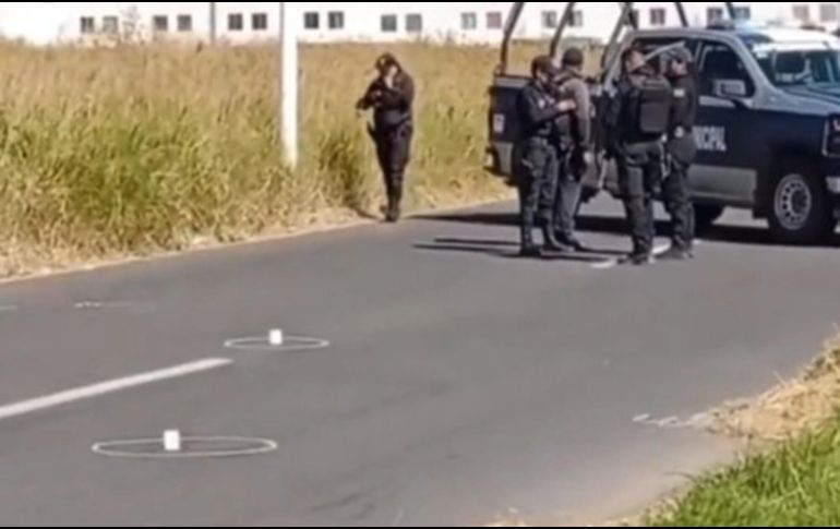 Los indicios recolectados en el lugar fueron recolectados para continuar con las investigaciones. ESPECIAL/ X @inseguridadjal