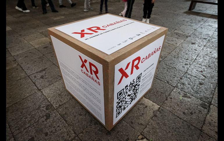 Se trata del efecto de realidad aumentada XR Cabañas, desarrollado por la empresa digital tapatía Synergy Studio, proyecto que forma parte de la primera ruta urbana de realidad aumentada en el mundo. EL INFORMADOR / H. Figueroa