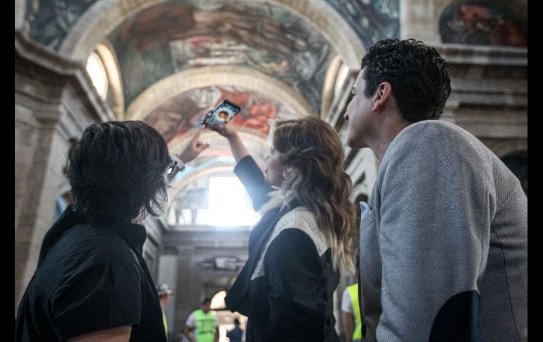 Se trata del efecto de realidad aumentada XR Cabañas, desarrollado por la empresa digital tapatía Synergy Studio, proyecto que forma parte de la primera ruta urbana de realidad aumentada en el mundo. EL INFORMADOR / H. Figueroa