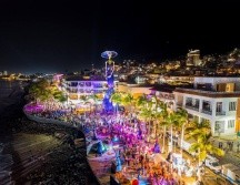 Esta obra monumental que celebra nuestras tradiciones estará exhibida hasta el 20 de noviembre en el malecón de Puerto Vallarta. Gobierno de Jalisco.