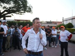 El precandidato por Movimiento Ciudadano visitó los municipios de Villa Corona, Cocula y Acatlán de Juárez. ESPECIAL