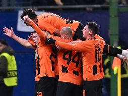 Danylo Sikan hizo el gol del encuentro al minuto 40. EFE/F. Singer