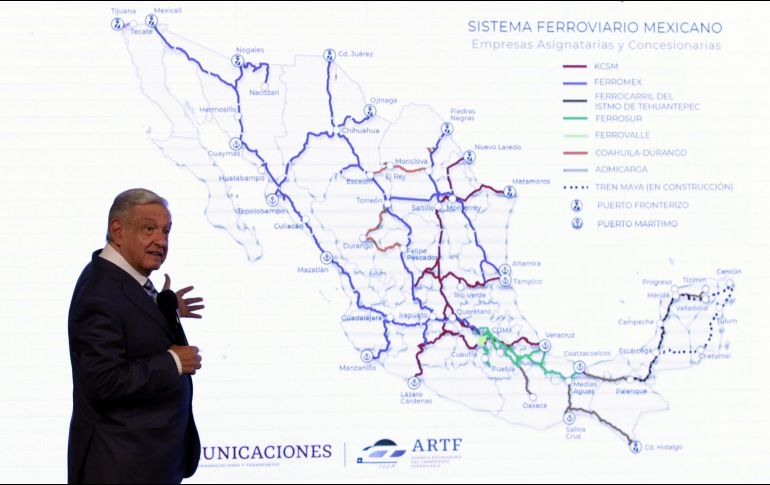 El Mandatario explicó que no es una expropiación, porque la Constitución y la Ley contemplan el hacer uso del derecho que tenemos para usar esa infraestructura en beneficio del pueblo de México. SUN / C. Mejía