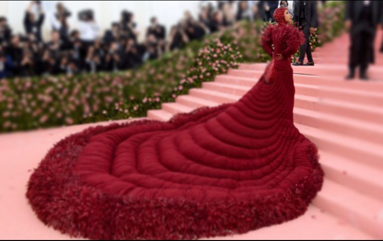 Cardi B desfila por la red carpet de la Met Gala 2019. AFP / ARCHIVO
