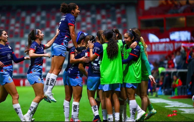 Chivas Femenil sacó la primera victoria en esta fase de eliminatorias. IMAGO7.