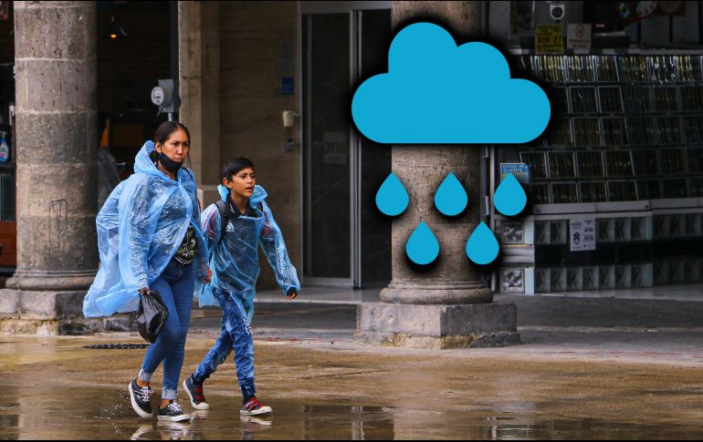 En Guadalajara se prevén episodios de lluvias aisladas al final de la tarde y por la noche. EL INFORMADOR / ARCHIVO