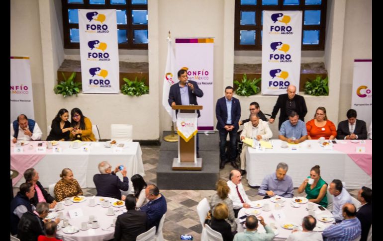 Propone Confío en México candidaturas al Frente por Jalisco