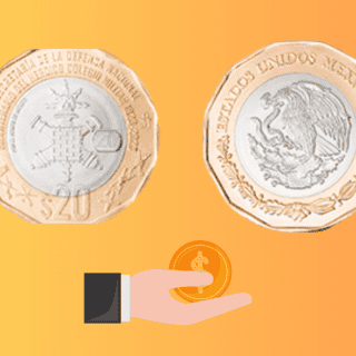 Bancos que compran tus monedas conmemorativas de 20 pesos