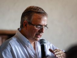 El excanciller impugnó en septiembre el proceso interno de Morena en el que resultó ganadora Claudia Sheinbaum. EL INFORMADOR/ ARCHIVO.