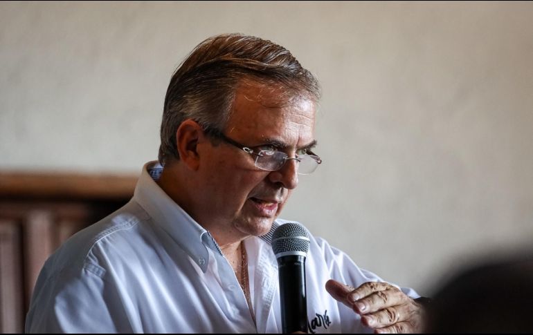 El excanciller impugnó en septiembre el proceso interno de Morena en el que resultó ganadora Claudia Sheinbaum. EL INFORMADOR/ ARCHIVO.