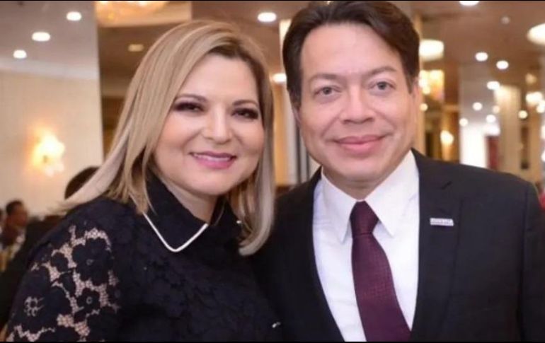 La precandidata por la Mega Alianza en Jalisco Claudia Delgadillo y el dirigente de partido Mario Delgado. INSTAGRAM/ @clauddelgadillo