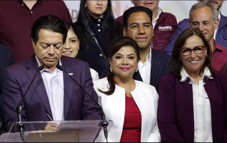 Morena deberá demostrar ahora si puede mantenerse unido y evitar la deserción de alguno de los candidatos que no fueron elegidos. SUN/C. Mejía