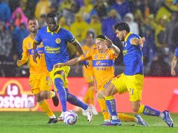 Aunque el América llegó a 40 puntos y fue líder del torneo, no pudo romper la marca de torneos cortos, que con 41 comparten el León del Clausura 2019 y el Cruz Azul Guardianes 2021. IMAGO7/A. Jiménez