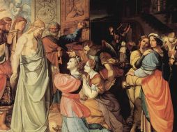 «Llegó el esposo, y las que estaban listas entraron con él al banquete de bodas y se cerró la puerta». WIKIPEDIA/«Las vírgenes prudentes y las insensatas», de Peter von Cornelius