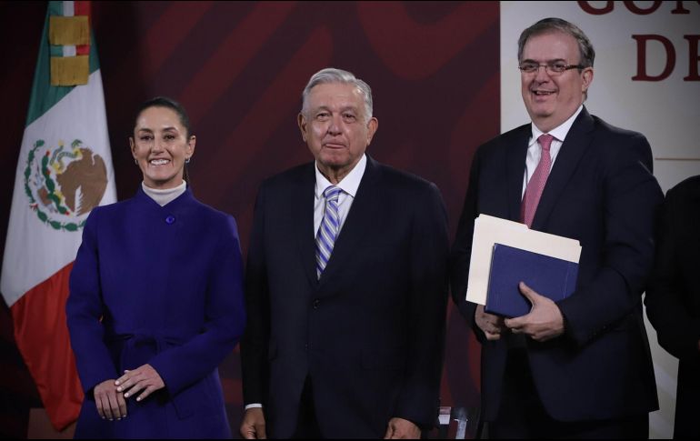 Ebrard anunció que se quedará en Morena. SUN/ ARCHIVO