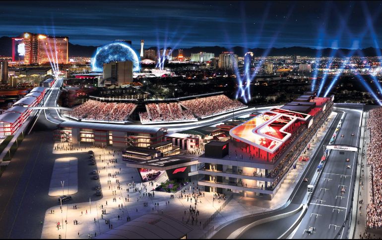 Regresan las actividades de la Fórmula 1 con el Gran Premio de Las Vegas. SUN/ ESPECIAL.