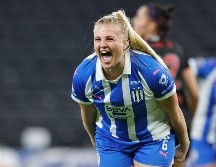 Carlee Giammona hizo dos de los goles de Monterrey. IMAGO7/J. Mendoza