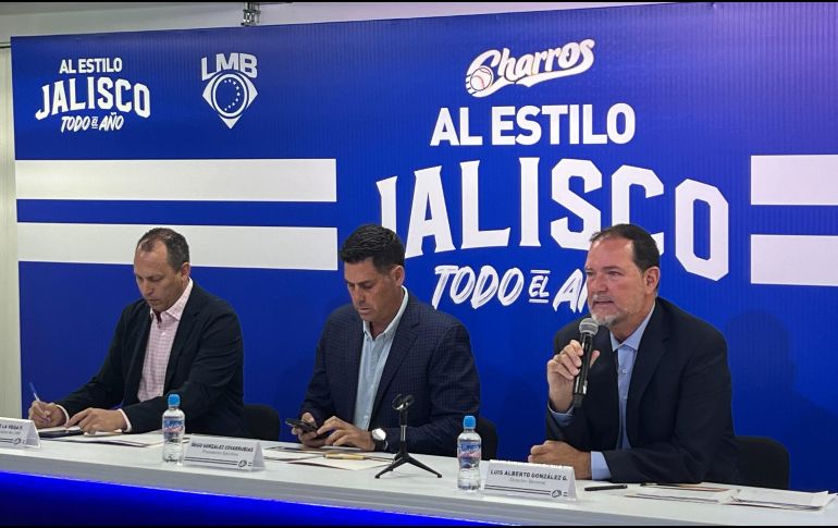 Iñigo González Covarrubias, presidente ejecutivo de los Charros de Jalisco, confirmó la adquisición de la plaza ocupada por Mariachis en la Liga Mexicana de Béisbol. EL INFORMADOR / A. Navarro