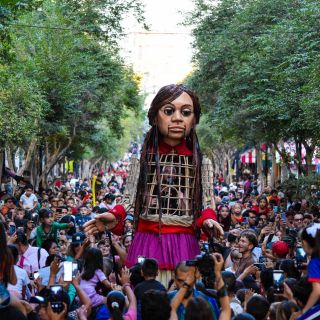 “Amal”, la gigante niña refugiada de Siria, llegó a Guadalajara