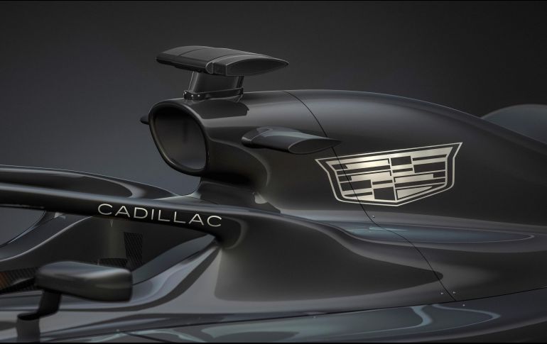 Detalle del bólido Andretti Cadillac F1 con el que Cadillac pretende participar en la máxima categoría del automovilismo. EFE/GM