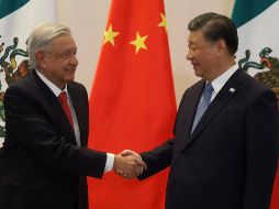 López Obrador llegó en medio de un fuerte dispositivo de seguridad. CORTESÍA / X