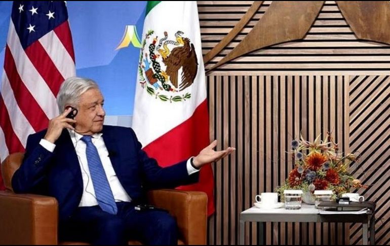 López Obrador destacó que con el Presidente Biden y el pueblo de Estados Unidos, se tiene una relación de amistad, de respeto y de cooperación para el desarrollo. CORTESÍA / AP