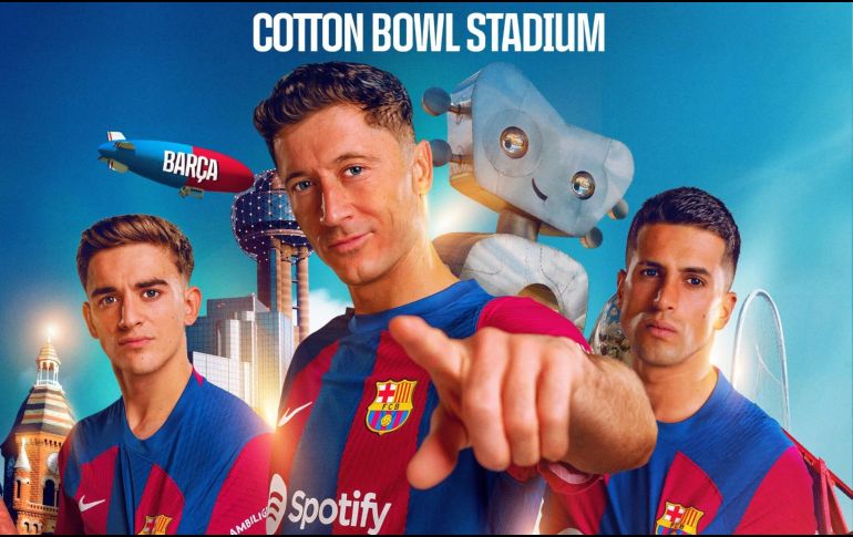 El partido se llevará a cabo el próximo 21 de diciembre en el Cotton Bowl ubicado en Dallas, Texas. X/@FCBarcelona_es