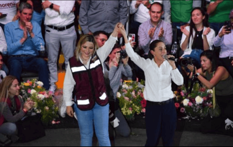 Aseguró que, de la mano de ambas Claudias, Morena va a ganar la gubernatura en las elecciones de 2024. EL INFORMADOR/A. NAVARRO