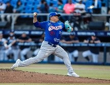Javier Solano fue el ganador del primer juego, que finalizó a favor de Jalisco 7-3. TWITTER/charrosbeisbol