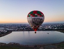 Un globo aerostático se desvió de su ruta. ESPECIAL/ @FIGLeon