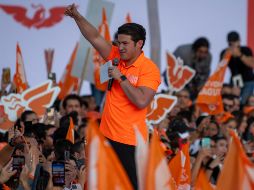 Samuel García decidió quedarse en el cargo como gobernador de Nuevo León. EFE / ARCHIVO